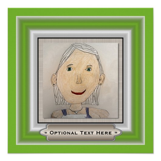 Aangepast Lijst om je kunst of foto toe te voegen Poster (Voorkant)