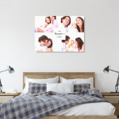 Aangepast Lijst voor Collage Rectangle Foto's uit Canvas Afdruk (Insitu (Slaapkamer))