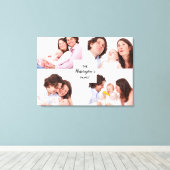 Aangepast Lijst voor Collage Rectangle Foto's uit Canvas Afdruk (Insitu (Houten vloer))