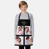 Aangepast Lijst voor Collage Rectangle Foto's uit  Schort (Gedragen)