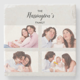 Aangepast Lijst voor Collage Rectangle Foto's uit  Stenen Onderzetter