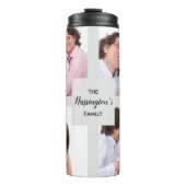 Aangepast Lijst voor Collage Rectangle Foto's uit Thermosbeker (Voorkant)