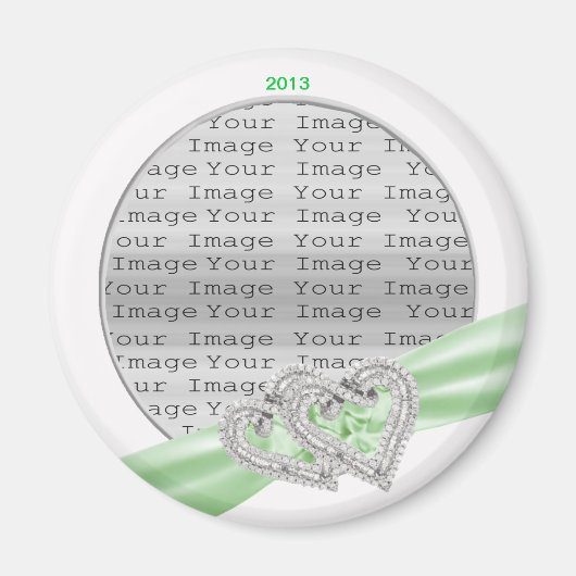 Aangepast Limoen lint magneet (Voorkant)