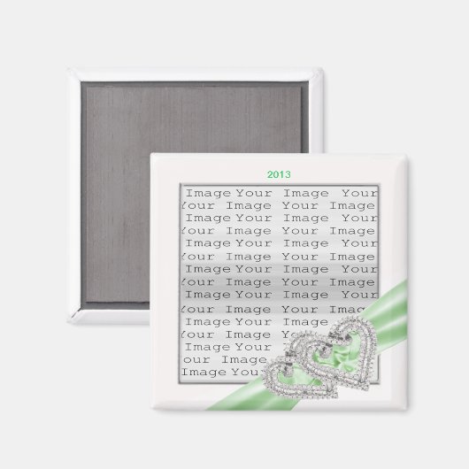 Aangepast Limoen lint magneet (Voorkant / Achterkant)