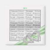 Aangepast Limoen lint magneet (Voorkant)