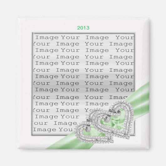 Aangepast Limoen lint magneet (Voorkant)