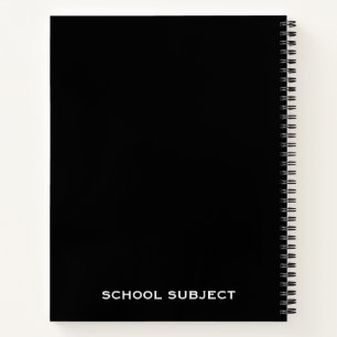 Aangepast linkshandig Notitieboek voor studenten