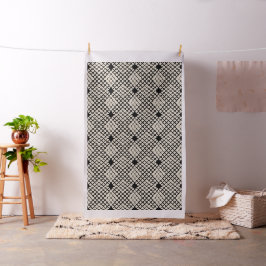 Aangepast linnen zwart Abstract geruit Stof