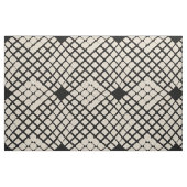 Aangepast linnen zwart Abstract geruit Stof (Fat Quarter)