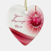 Aangepast lint-heart-versieringsmiddel keramisch ornament (Rechts)