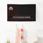 Aangepast lintje Punk metalen gebanner Spandoek (Insitu)