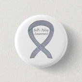 Aangepast lintje voor Palsy Silver Awareness Ronde Button 3,2 Cm (Voorkant)