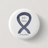 Aangepast lintje voor Palsy Silver Awareness Ronde Button 3,2 Cm (Voorkant)