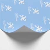 Aangepast lintpapier voor baby shower cadeaupapier (Hoek)