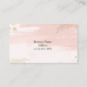 Aangepast Logo Abstract Minimaal Boho-Visitekaartj Visitekaartje (Achterkant)