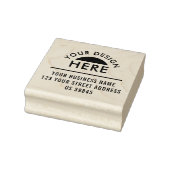 Aangepast logo-adres rubberstempel (Stempel)