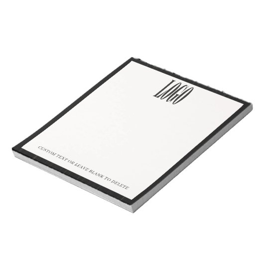 Aangepast Logo Afbeelding Pic Wooden Business Kant Notitieblok (Linkerzijde)