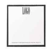 Aangepast Logo Afbeelding Pic Wooden Business Kant Notitieblok (Voorkant)