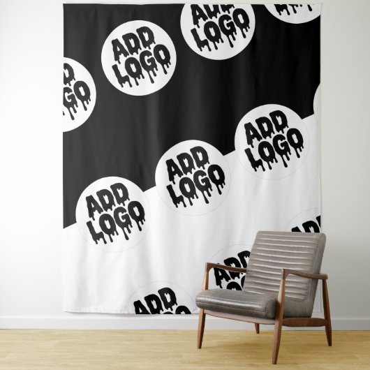 Aangepast logo-afbeeldingen  wandkleed (In situ)