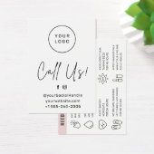 Aangepast Logo Alle kleurennaalden Lip Filler Afte Visitekaartje (Bureau)