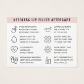 Aangepast Logo Alle kleurennaalden Lip Filler Afte Visitekaartje (Achterkant)