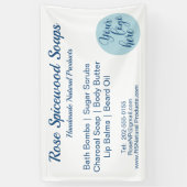 Aangepast logo ambachtelijke beursstand spandoek (Verticaal)