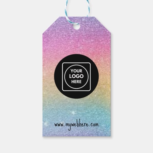 Aangepast logo bedankcadeau productlabel prijskaar cadeaulabel (Voorkant)