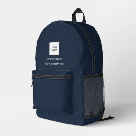 Aangepast logo bedrijf Navyblauw Zakelijk Bedrukte Rugzak