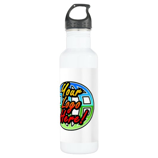 Aangepast Logo bedrijf Waterfles (Voorkant)