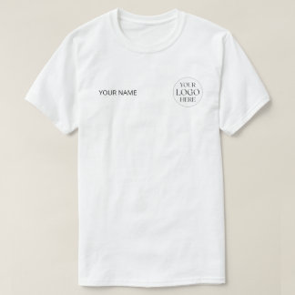 Aangepast Logo Bedrijf Zakelijk Klein Bedrijf T-shirt