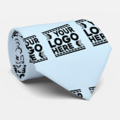Aangepast logo, bedrijfs- of merklogo gepersonalis stropdas (Opgerold)