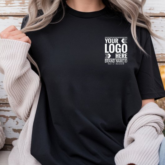 Aangepast logo, bedrijfs- of merklogo gepersonalis t-shirt