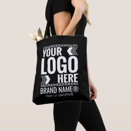 Aangepast logo, bedrijfs- of merklogo gepersonalis tote bag