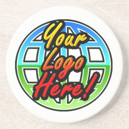 Aangepast Logo bedrijfscadeauzandsteen Onderzetter