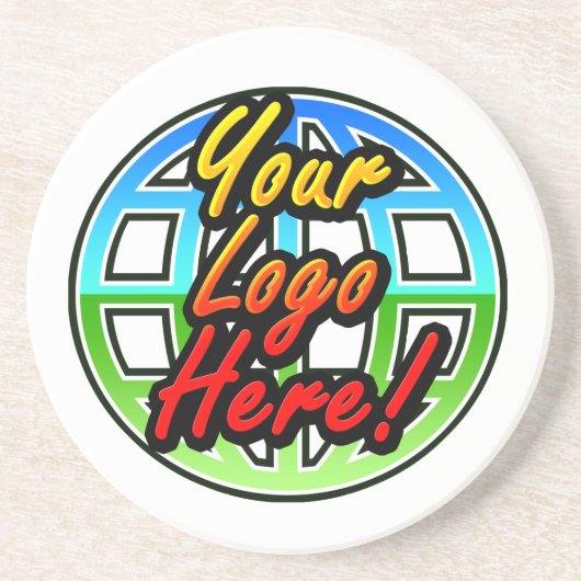 Aangepast Logo bedrijfscadeauzandsteen Onderzetter (Voorkant)