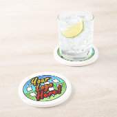 Aangepast Logo bedrijfscadeauzandsteen Onderzetter (Zijkant)