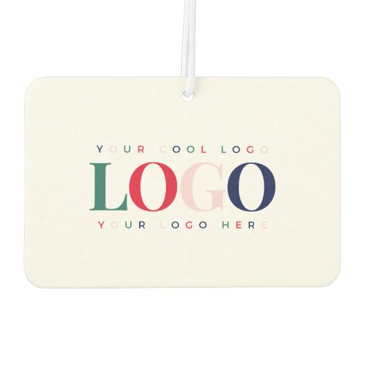 Aangepast Logo bedrijfscorrectangle Luchtverfrisser (Achterkant)