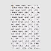 Aangepast Logo bedrijfspatroon voor rechthoek Golfhanddoek (Voorkant)