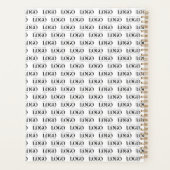 Aangepast Logo bedrijfspatroon voor rechthoek Planner (Achterkant)