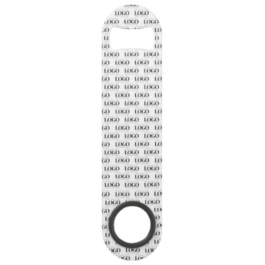 Aangepast Logo bedrijfspatroon voor rechthoek Speed Flessenopener (Voorkant)