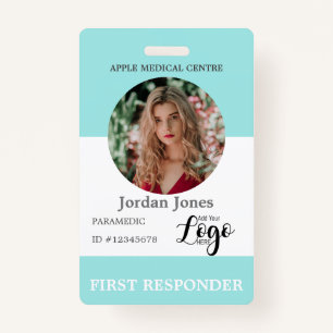 aangepast logo bedrijfspersoneel Foto ID Security Badge