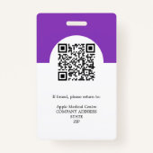 aangepast logo bedrijfspersoneel Foto ID Security  Badge (Achterkant)