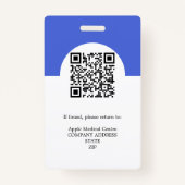 aangepast logo bedrijfspersoneel Fotobeveiliging b Badge (Achterkant)