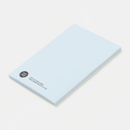 Aangepast Logo blauw bedrijf Post-it® Notes