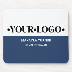 Aangepast Logo Blauw Muismat
