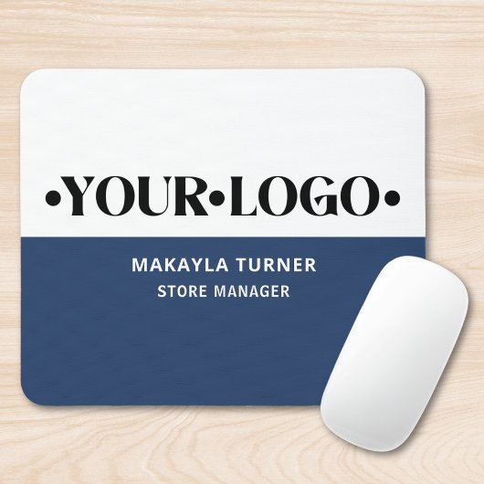 Aangepast Logo Blauw Muismat