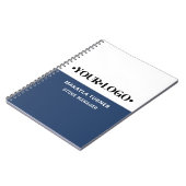 Aangepast Logo Blauw Notitieboek (Linkerzijde)