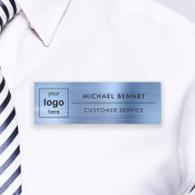 Aangepast Logo Blauw Professioneel Bedrijf