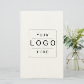 Aangepast logo briefpapier (Staand voorkant)