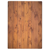 Aangepast logo bruin hout klembord (Achterkant)